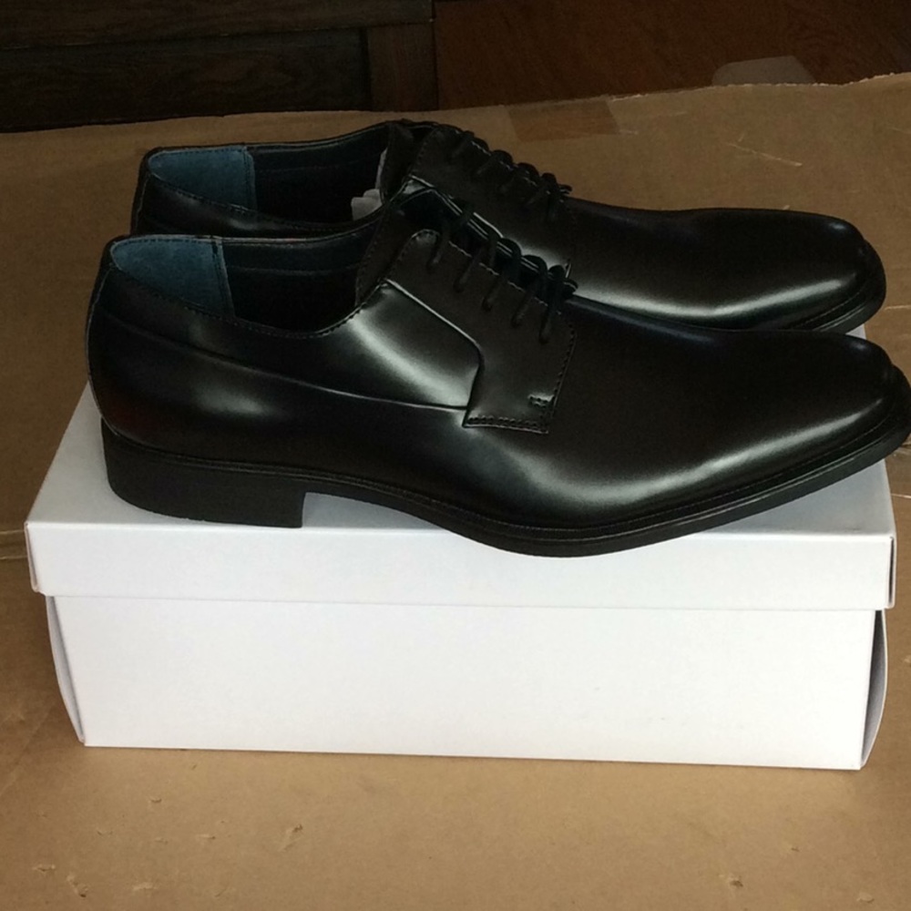 Calvin Klein Edison Smooth Black Loafer - Picture 2 of 6